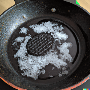 Seasoning cast iron with coconut oil