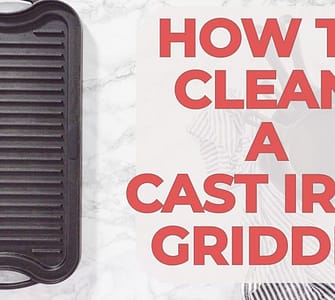 clean cast iron griddle