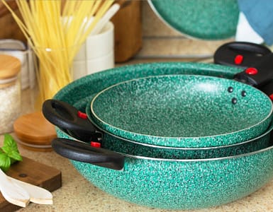 Cast Iron Cookware with Ceramic Coating