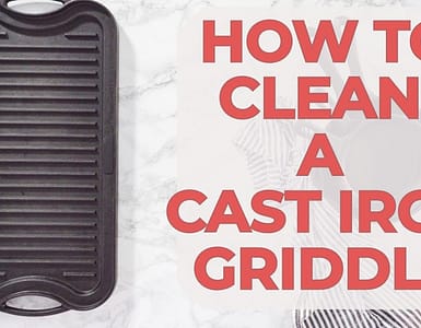 clean cast iron griddle