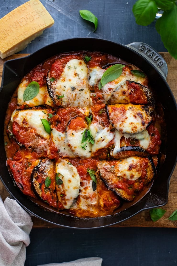 cast iron zucchini lasagna