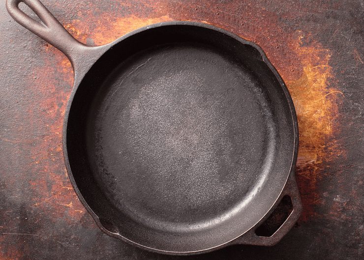 When cast iron rusts