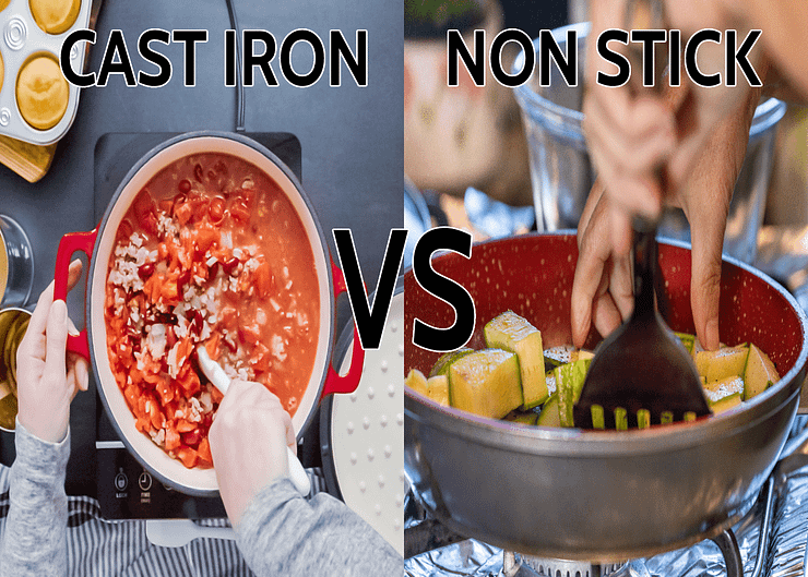 Cast iron vs Non Stick